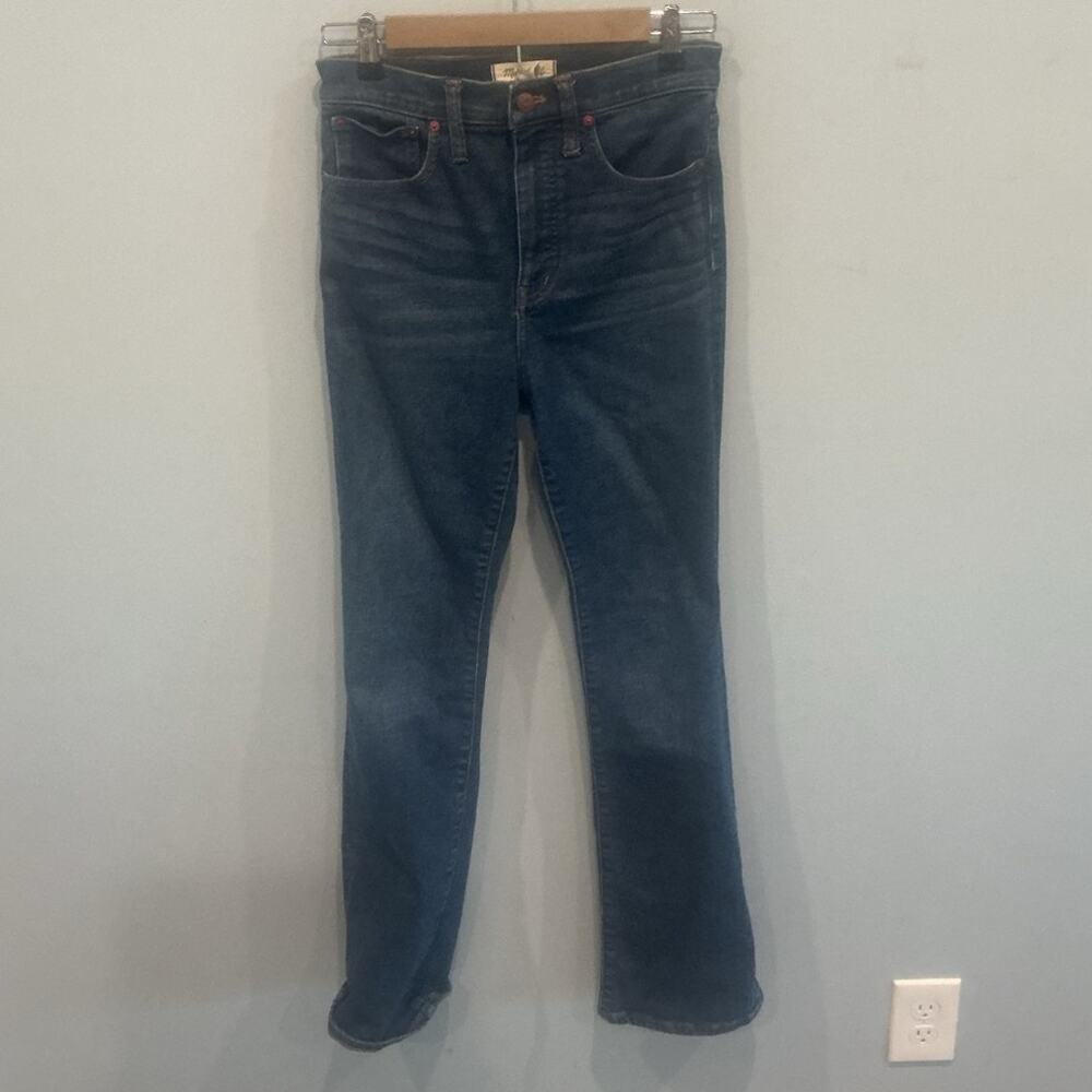 Madewell Womens Skinny Flare Jeans Size 27 Medium Wash Western Rodeo Festival - Picture 4 of 10